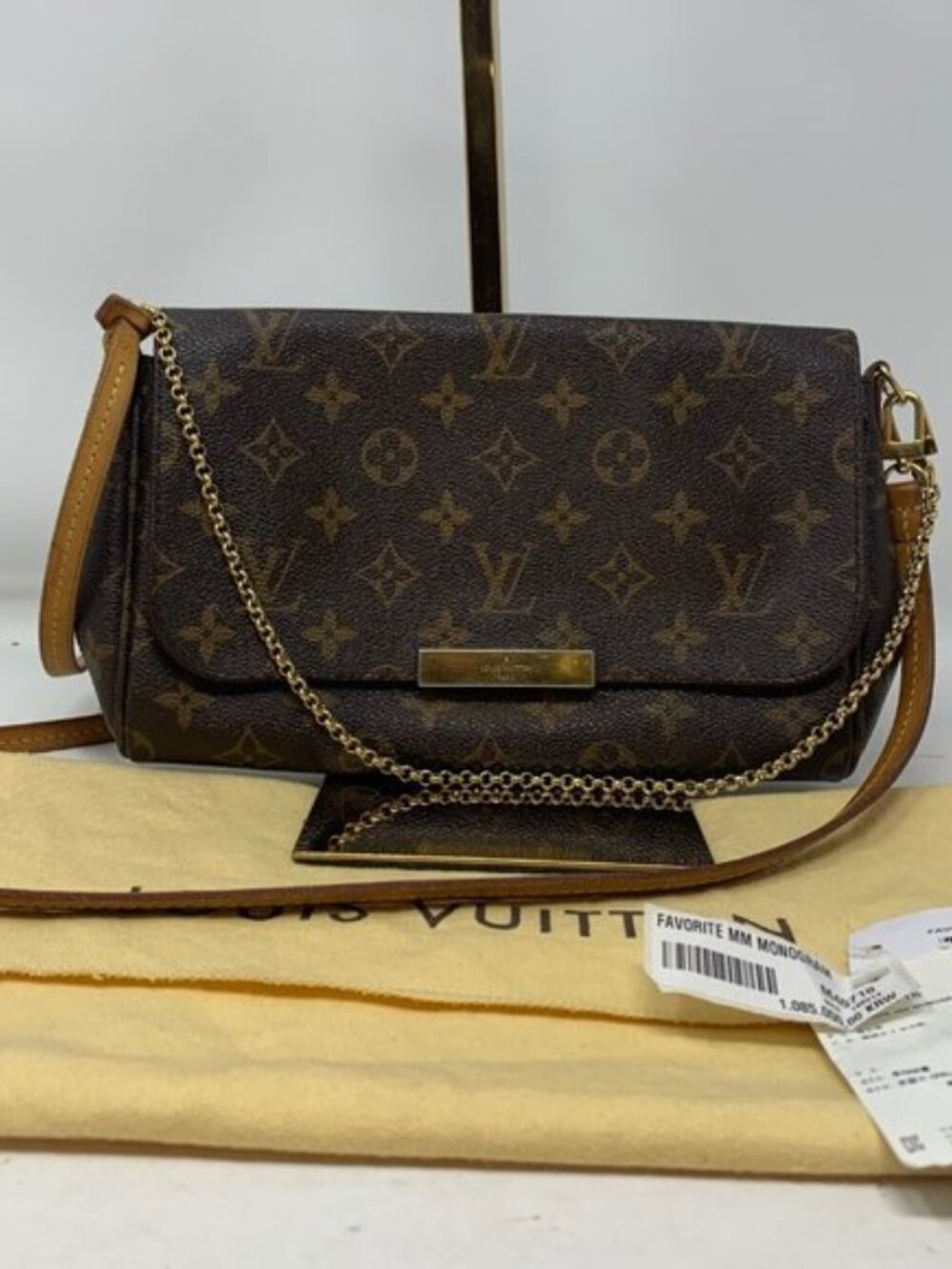 LOUIS VUITTON Monogram Favorite MM Crossbody Bag - Picture 3 of 16
